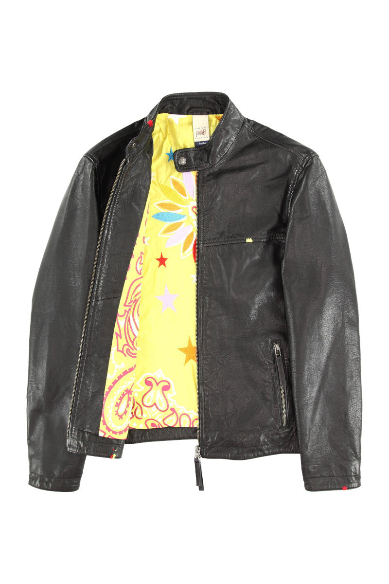 『未使用』DURAS デュラス　レザージャケット　シングルライダー　刺繍 SKULLWORKS】【スカル刺繍】スカルワークス『レザーライダース