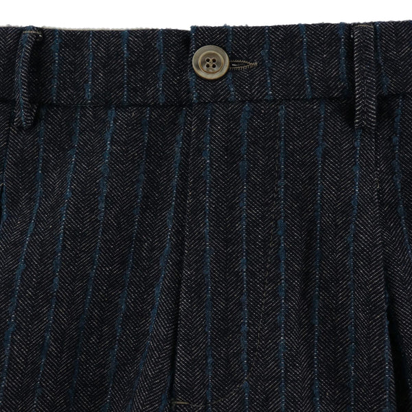 ワンタックストライプパンツ / Col：ROSA ベージュ系