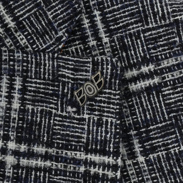 バスケットチェックジャケット/ COL：VAR1 ボルドー系