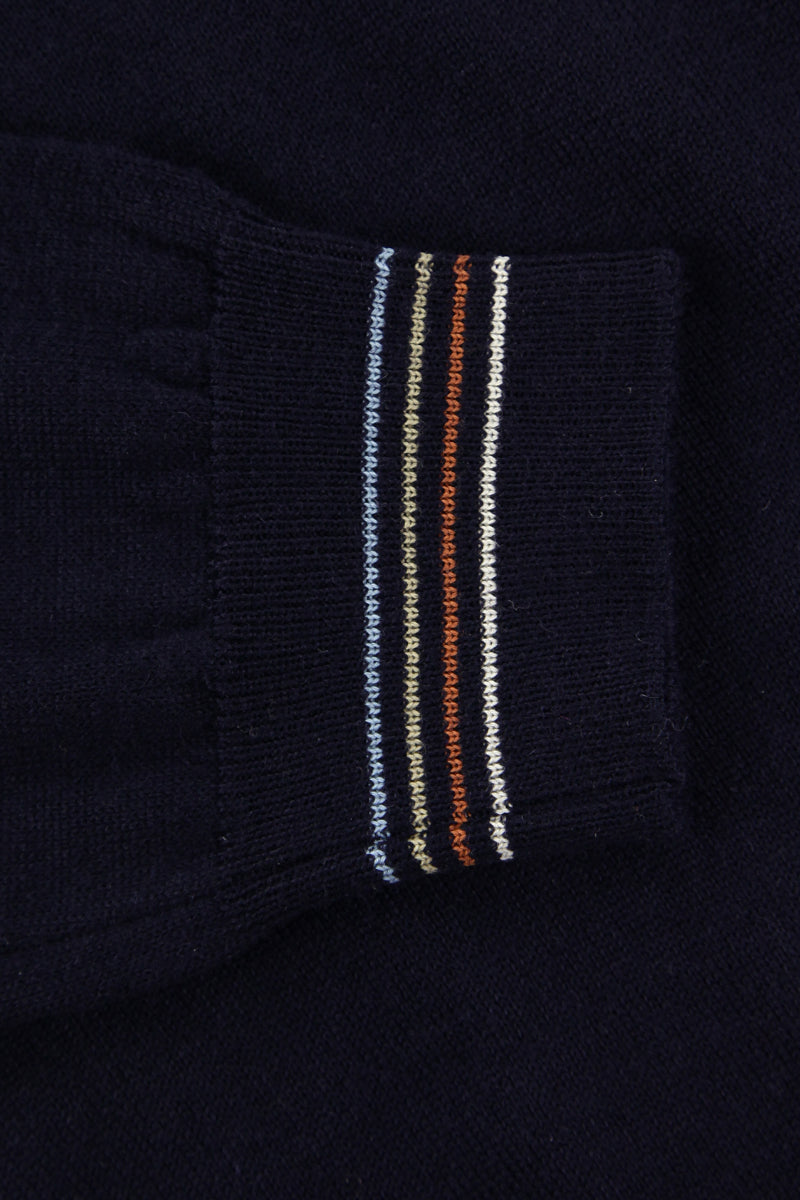 【24AW】Crewneck knit SCAFFOL/N №074741766 / BLU ネイビー系