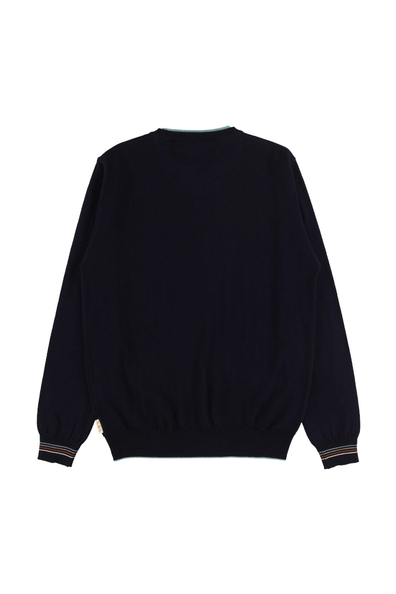 【24AW】Crewneck knit SCAFFOL/N №074741766 / BIANCO ホワイト系