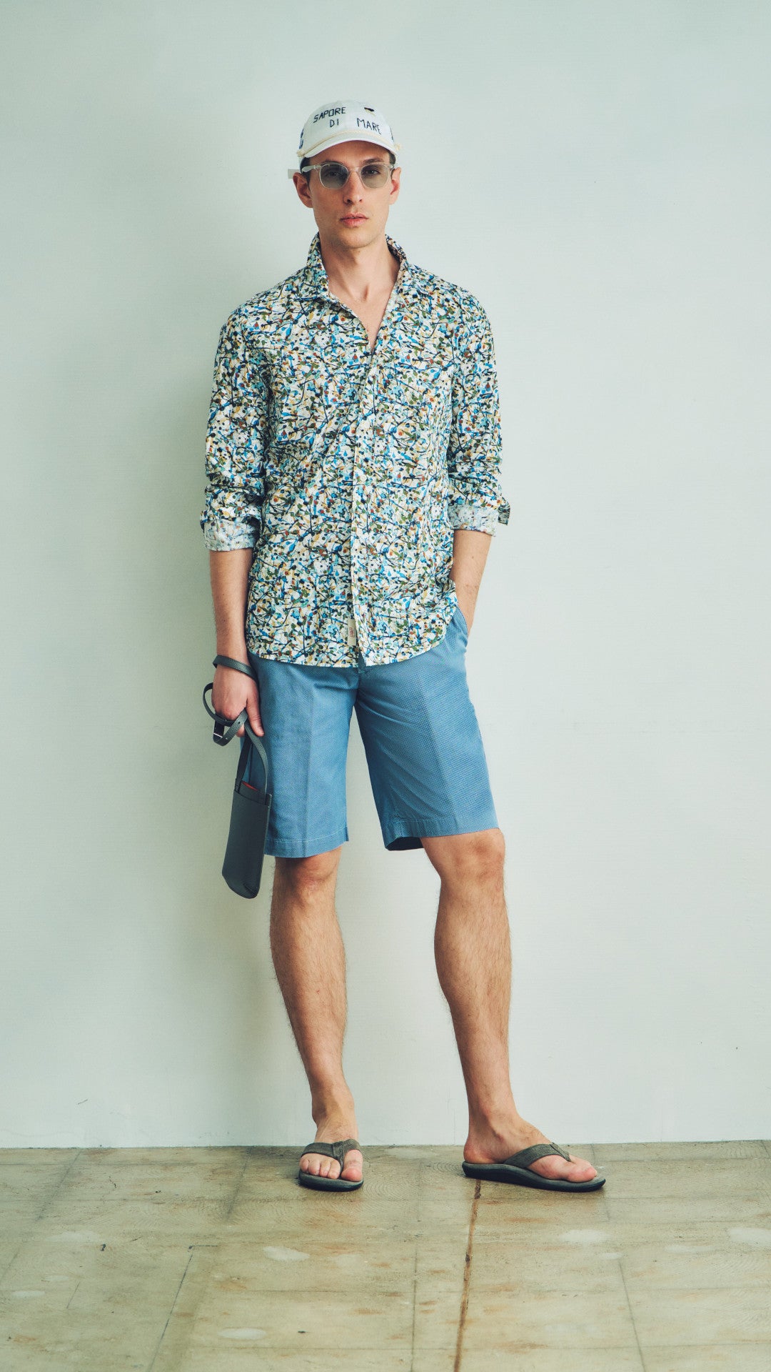 TUTOR504 アートプリントシャツ / UNICA マルチカラー