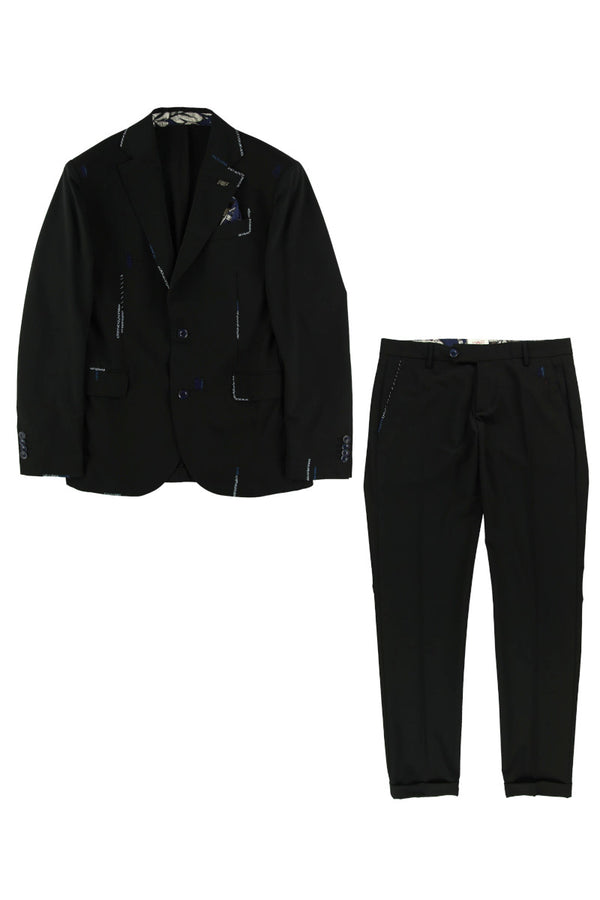 ハンドステッチスーツ / Col：BLU ネイビー