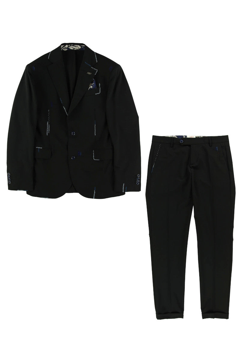 ハンドステッチスーツ / Col：NERO ブラック