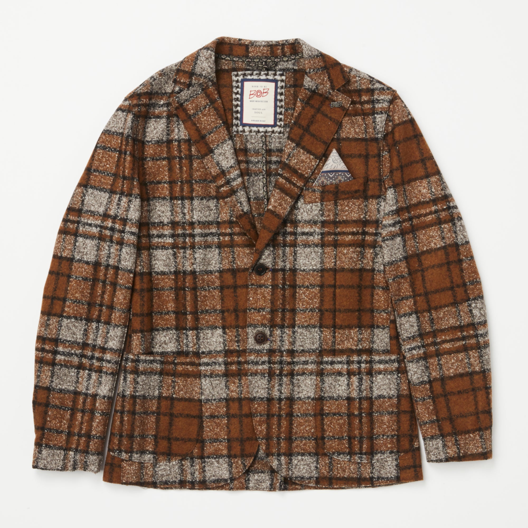 【24AW】Tartan Check Wool Jacket 074741126 BOB MARD359JP / VAR2