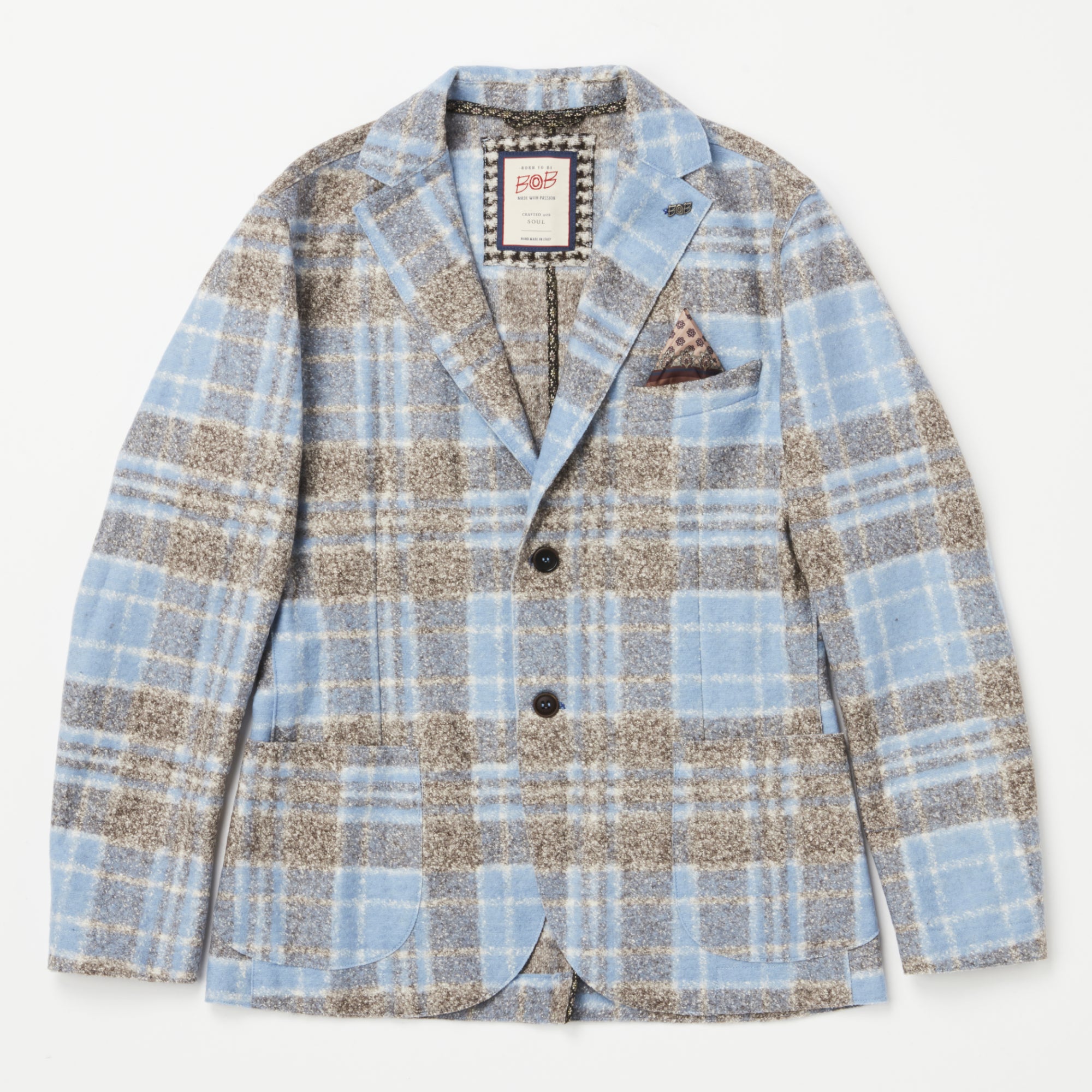 【24AW】Tartan Check Wool Jacket 074741126 BOB MARD359JP / VAR2