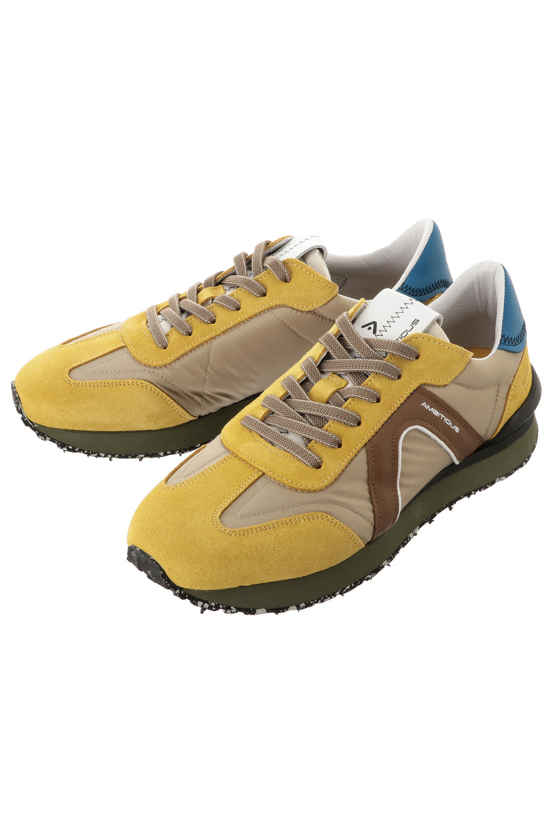 【Ambitious sneakers】RHOME / Col：BEIGE×YELLOW ベージュ イエロー