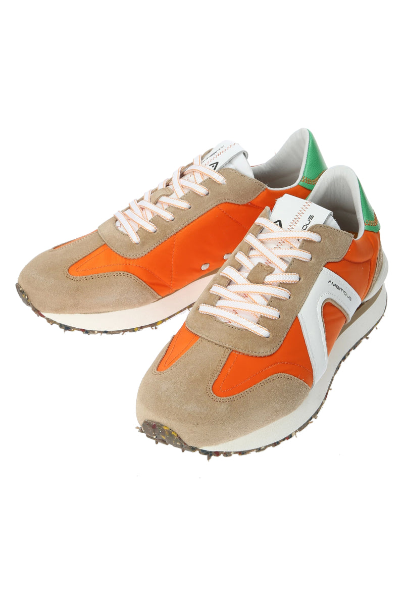 Ambitious sneakers RHOME №074521850 / CAMEL×ORANGE キャメル オレンジ