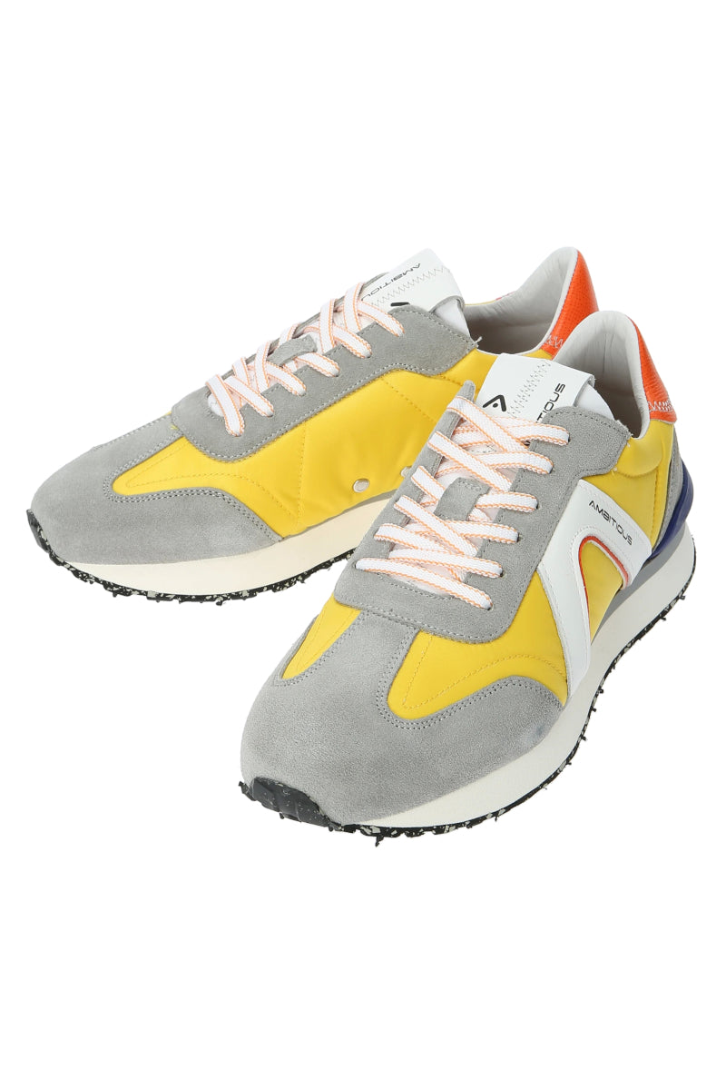 Ambitious sneaker RHOME №074521856 / GREY×YELLOW グレー×イエロー