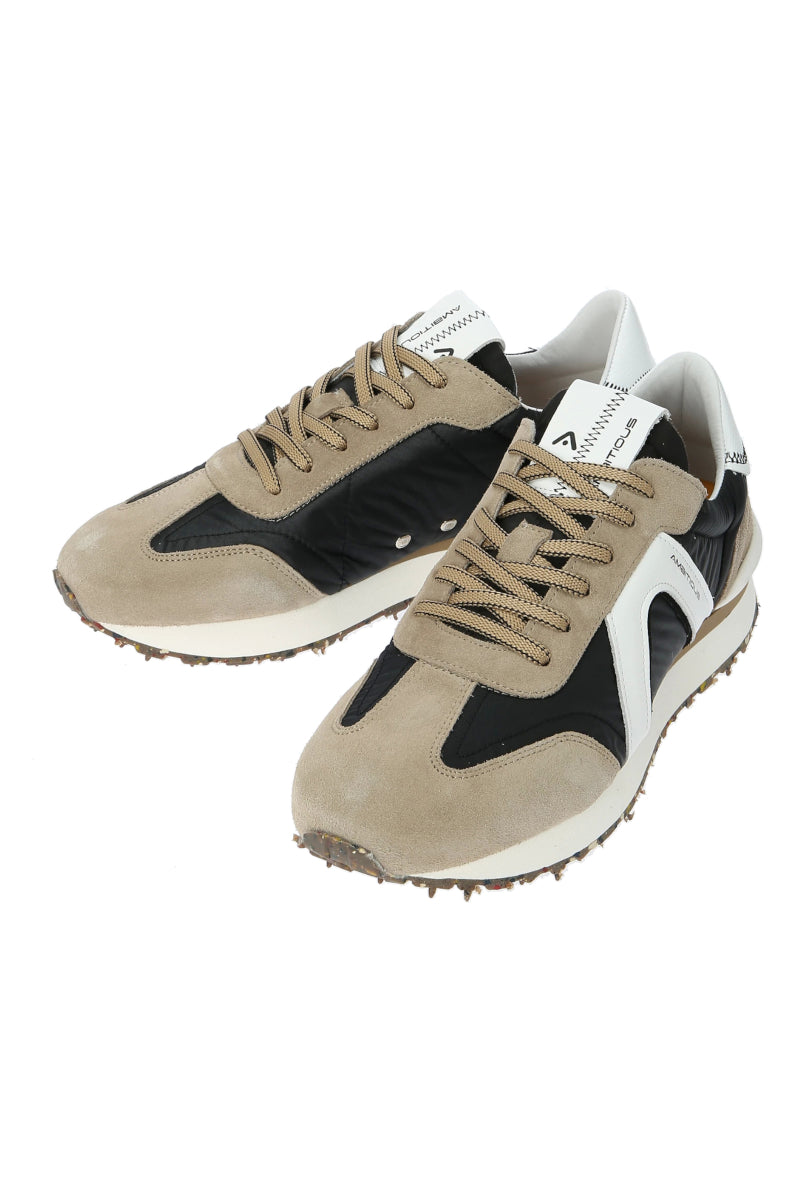 Ambitious sneakers RHOME №074521848 / TAUPE×BLACK モカ×ブラック