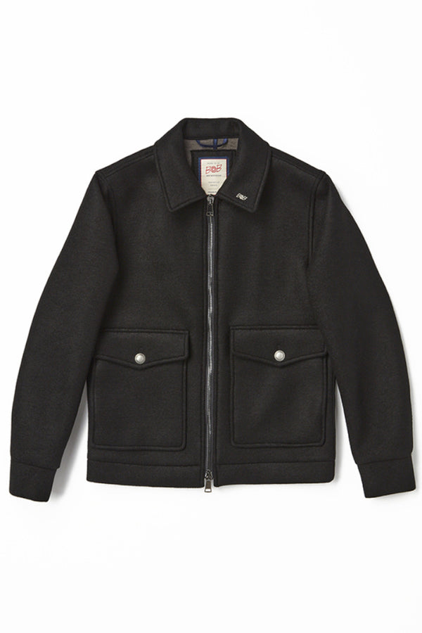 ボンディング A-2フライトジャケット / NERO ブラック系