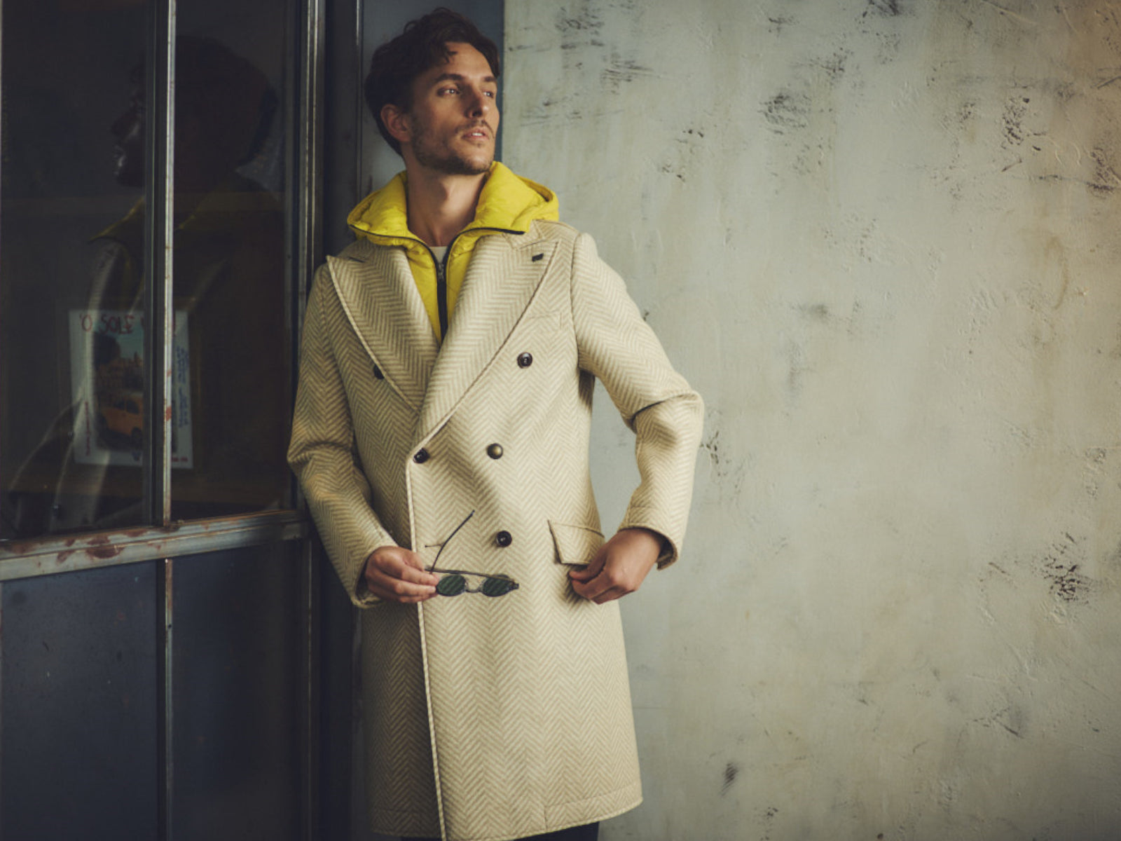 グラタンタリアトーレ ピーコート 48 CHARLIE ベージュ 美品【ビームス