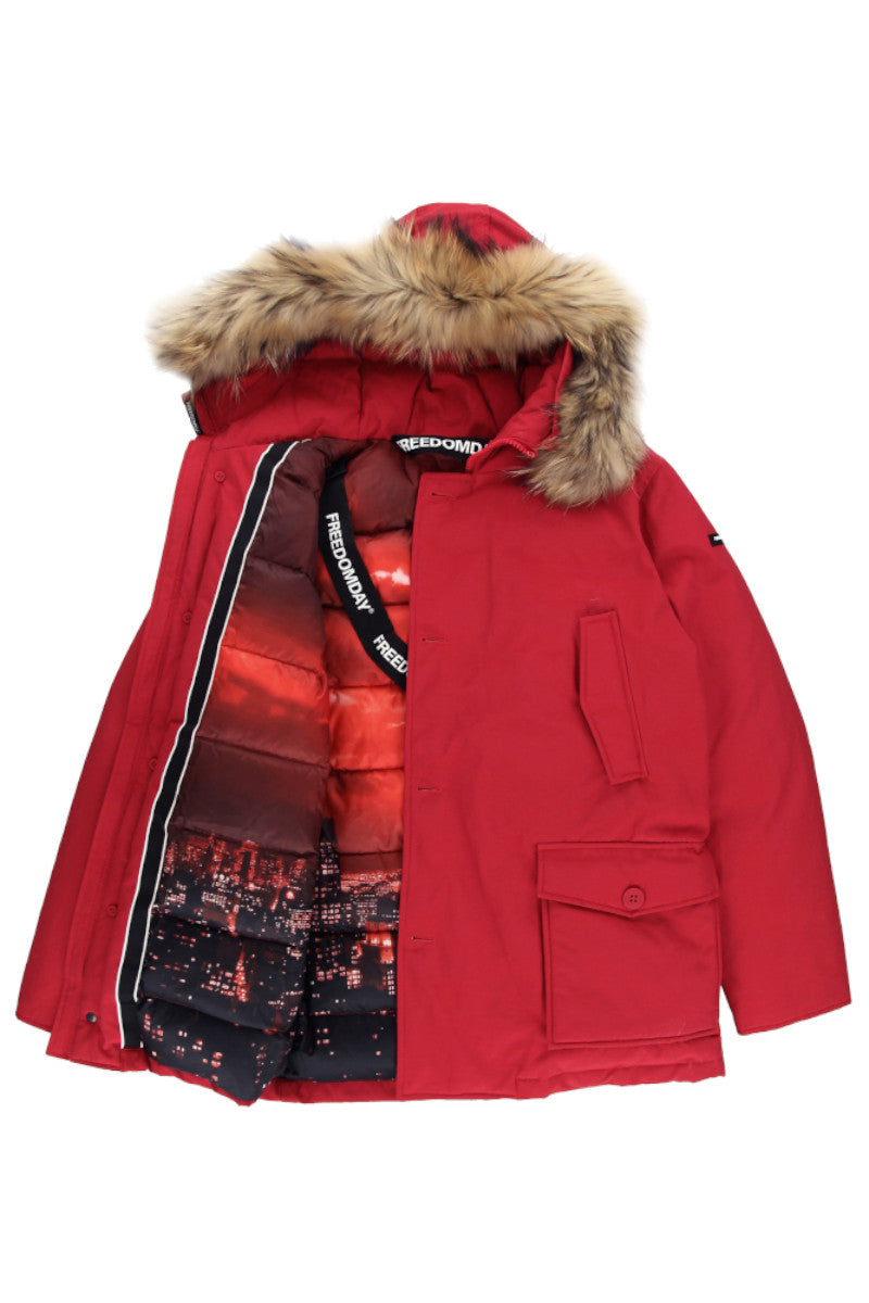 【FREEDOMDAY】リアルダウンスノーパーカー / Col：YELLOW イエロー