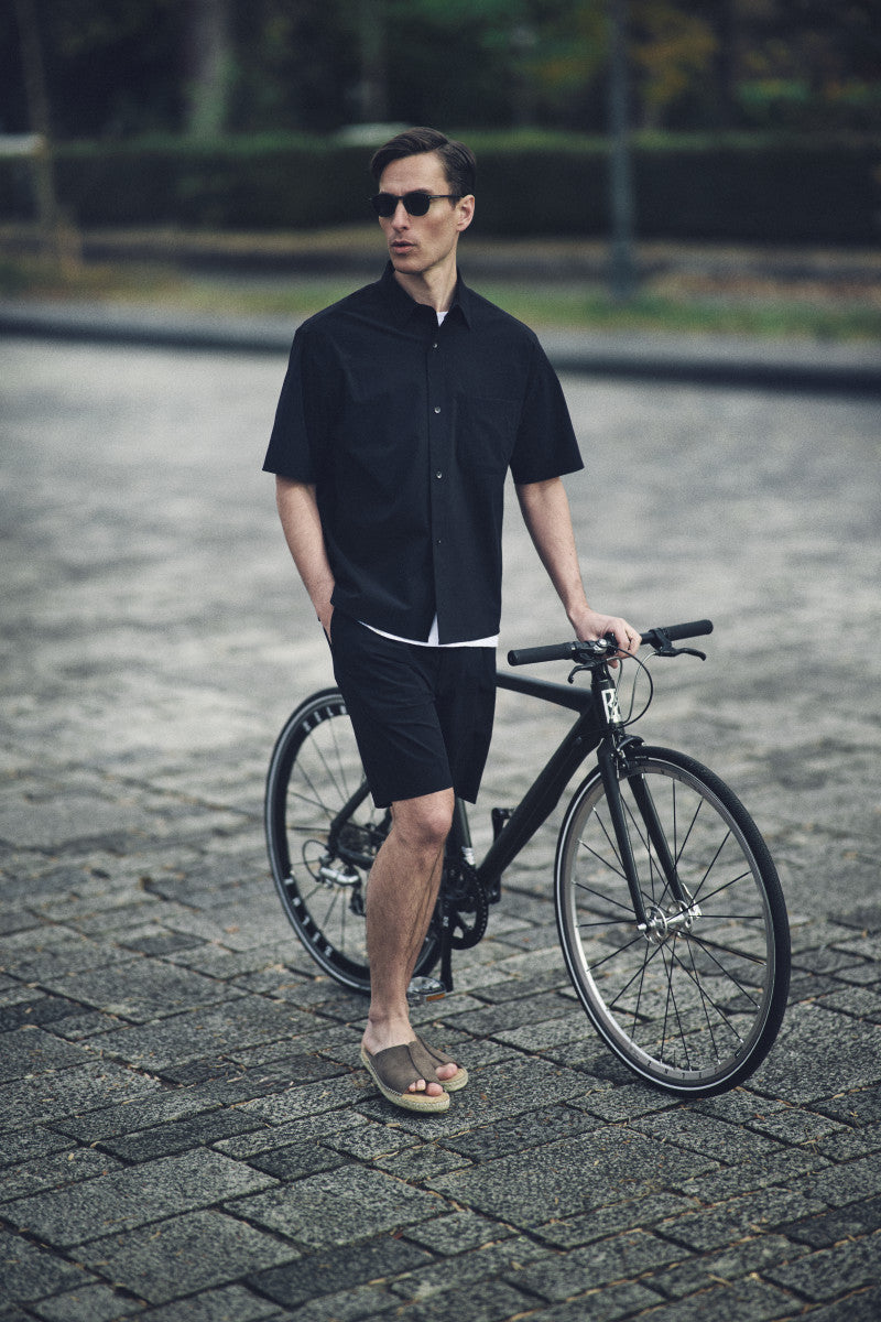 J-8 日本別注 "mateReco" モディファイド・テックショートパンツ / NERO ブラック