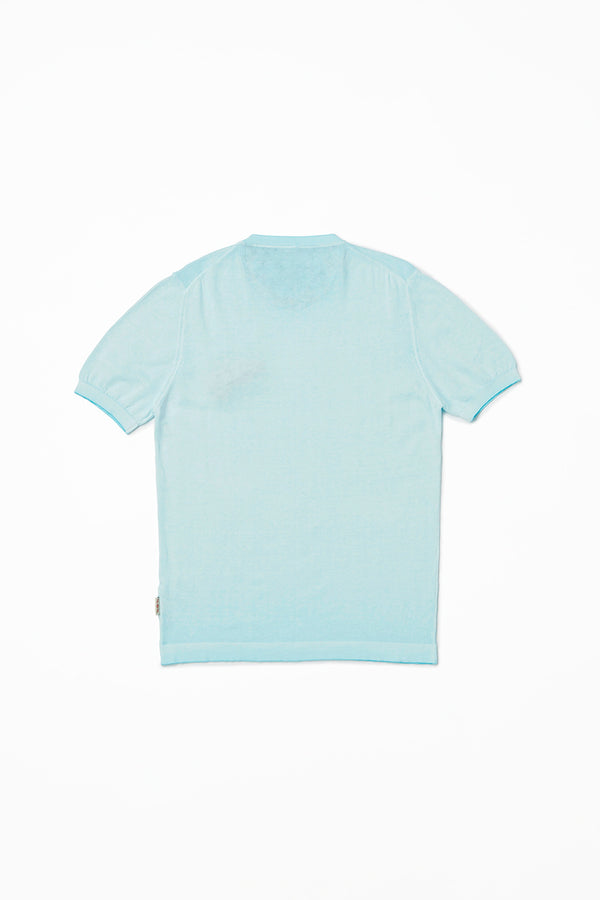 ガーメントダイニットTシャツ / Col：GESSO チョークホワイト