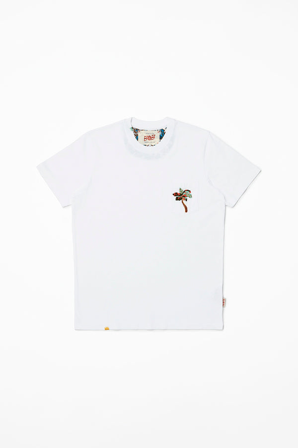 ハンドステッチＴシャツ / Col：BIANCO