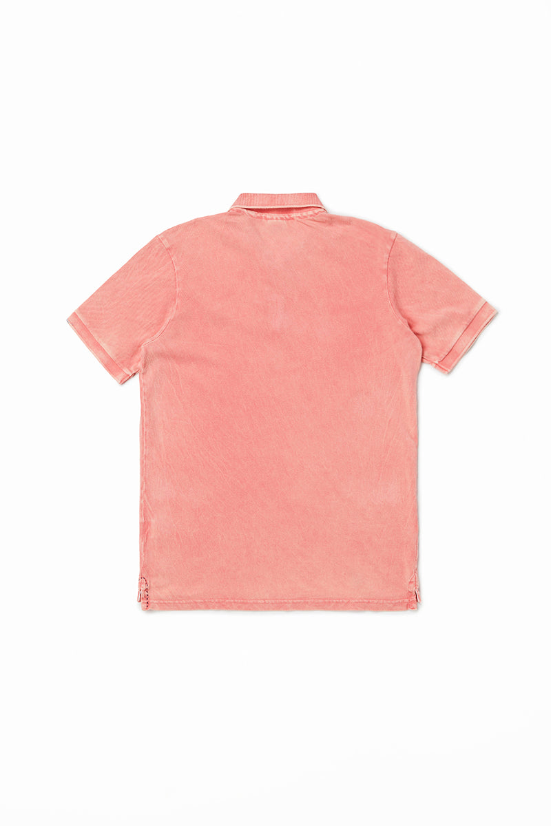 【25SS】Embroidered Polo Shirt  / CoL：CORALLO コーラルピンク