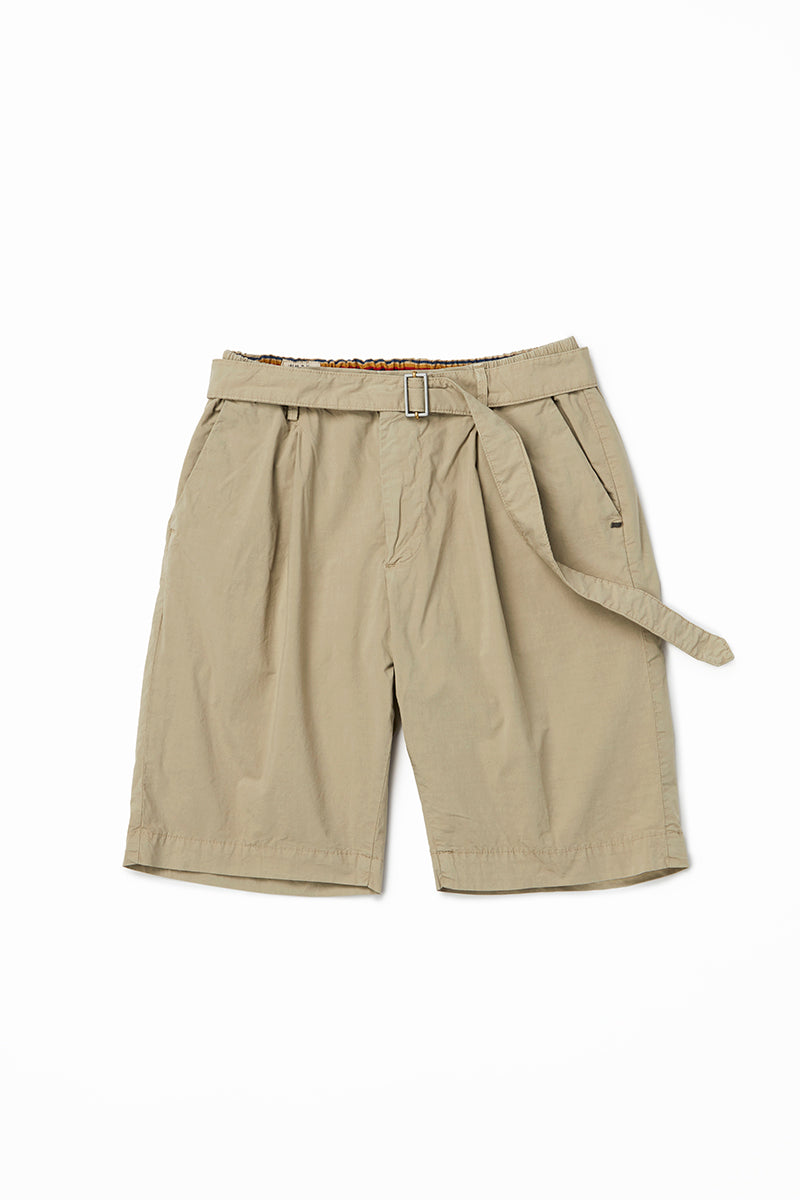【25SS新作】Belted Short Pants / Col：SAFARY ベージュ系