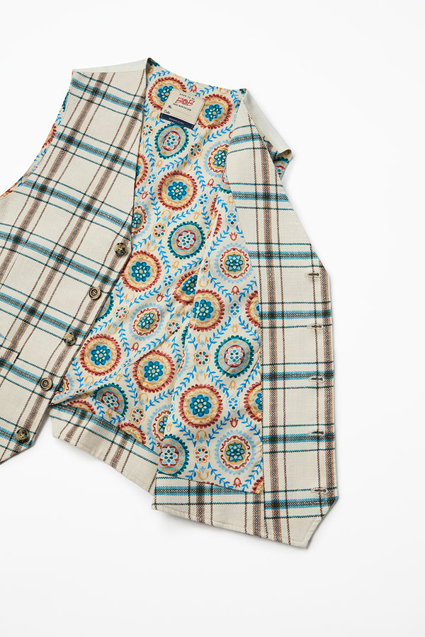 チェックパターンジレ / Col：VAR1 グリーンチェック