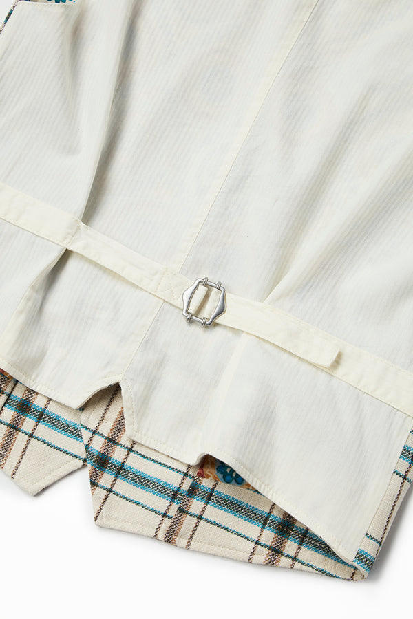 チェックパターンジレ / Col：VAR1 グリーンチェック