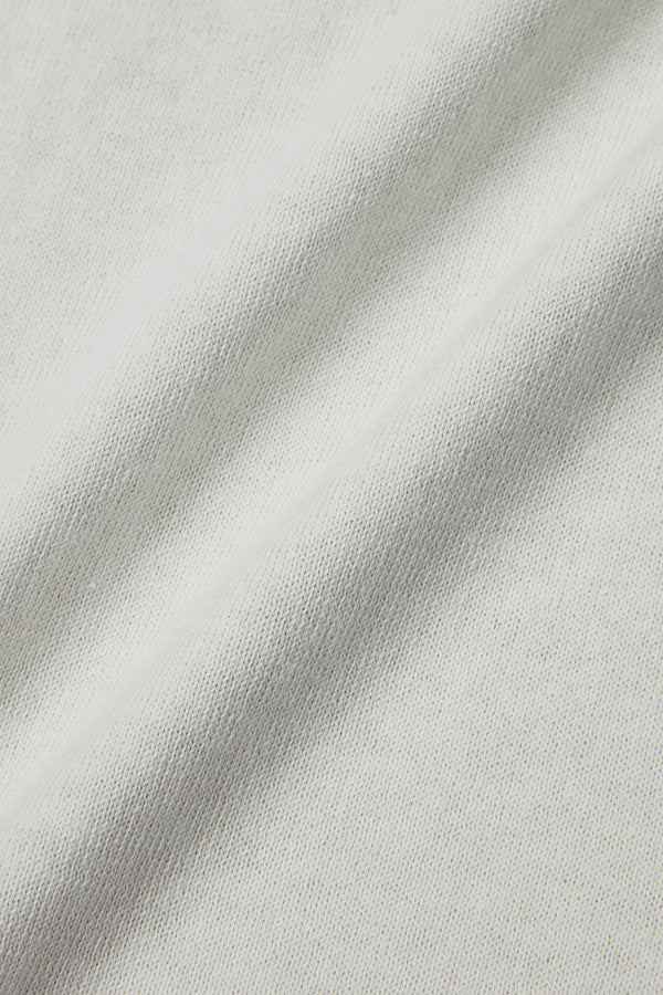 ガーメントダイニットTシャツ / Col：GESSO チョークホワイト