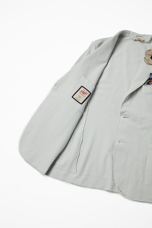ハンドステッチライトジャケット / Col：PERLA パールグレー