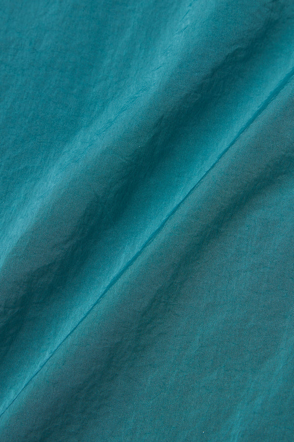 テクニカルファブリックフードブルゾン / Col：AGATA スモーキーブルー