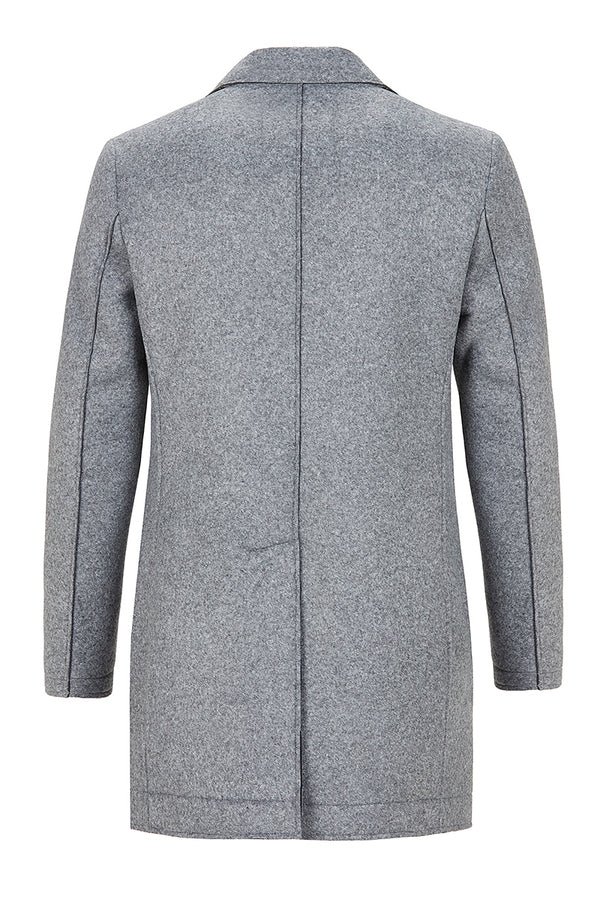 AND153 ボンディングチェスターコート / COL：CENERE グレー系