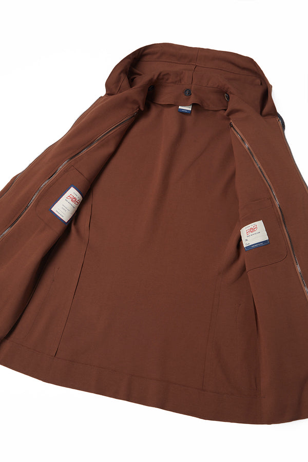 ROB114 デタッチャブルフード ライトジャケット / Col：TABACCO ブラウン系