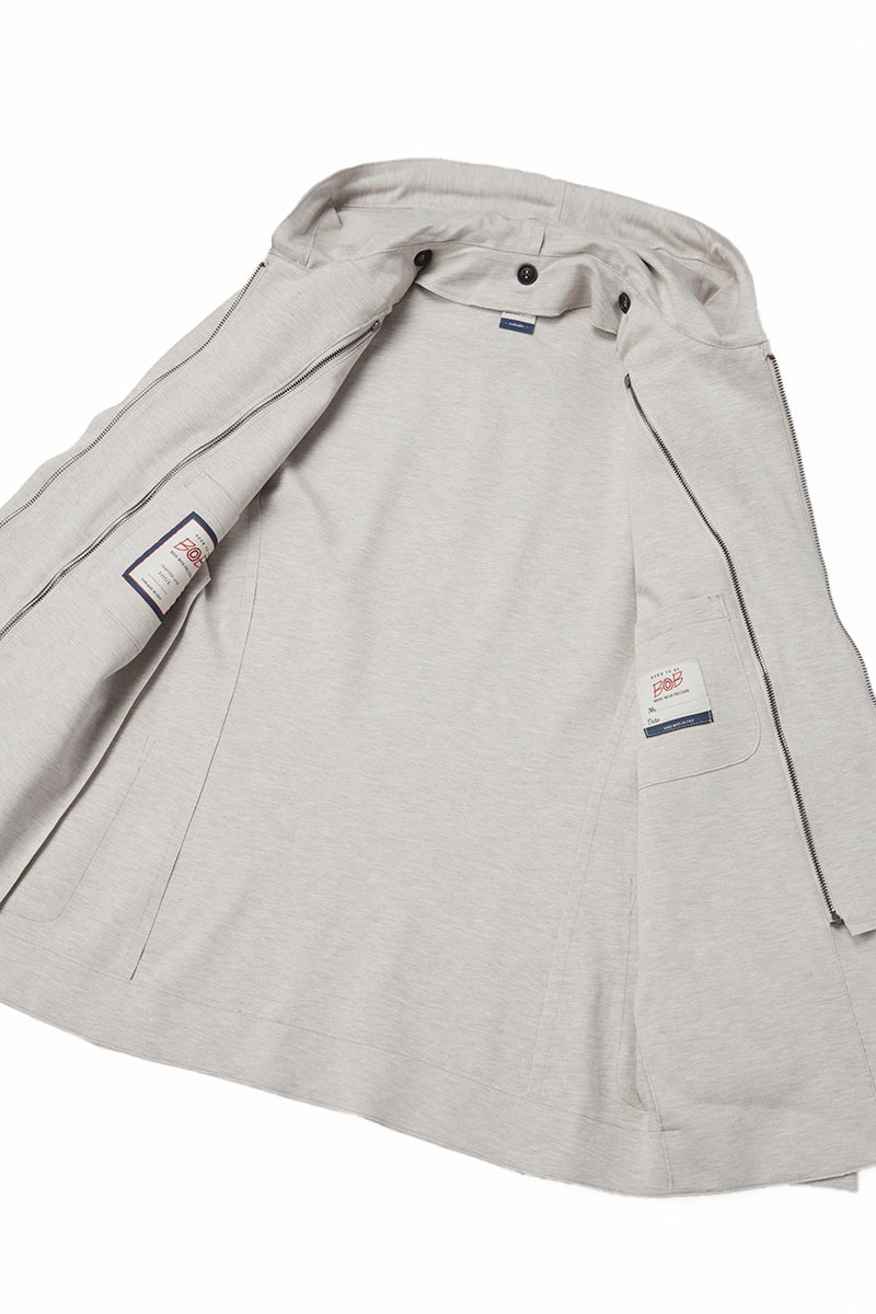 ROB114 デタッチャブルフード ライトジャケット / Col：ECRU オフホワイト系