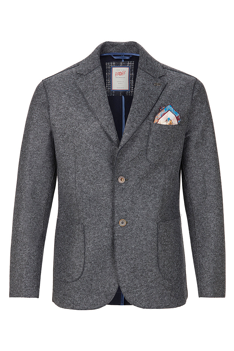 KI156 ボンディングジャケット / Col：ANTRACITE グレー系