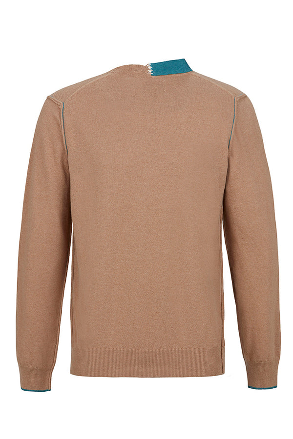 ARIC カシミヤブレンドハイゲージニット / COL：BEIGE ベージュ系