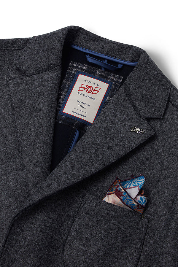 KI156 ボンディングジャケット / Col：ANTRACITE グレー系