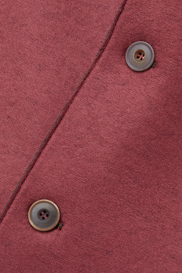 KI156 ボンディングジャケット / Col：LAMPONE ラズベリー