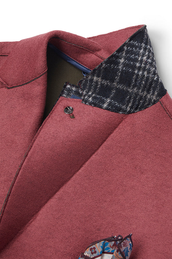 KI156 ボンディングジャケット / Col：LAMPONE ラズベリー