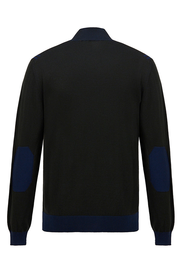 LUBE リバーシブルハイネックニット / COL：BLU＆BEIGE ネイビー＆ベージュ