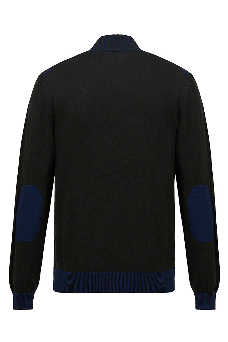 LUBE リバーシブルハイネックニット / COL：BOSCO＆CHINA ダークグリーン＆ダークブルー