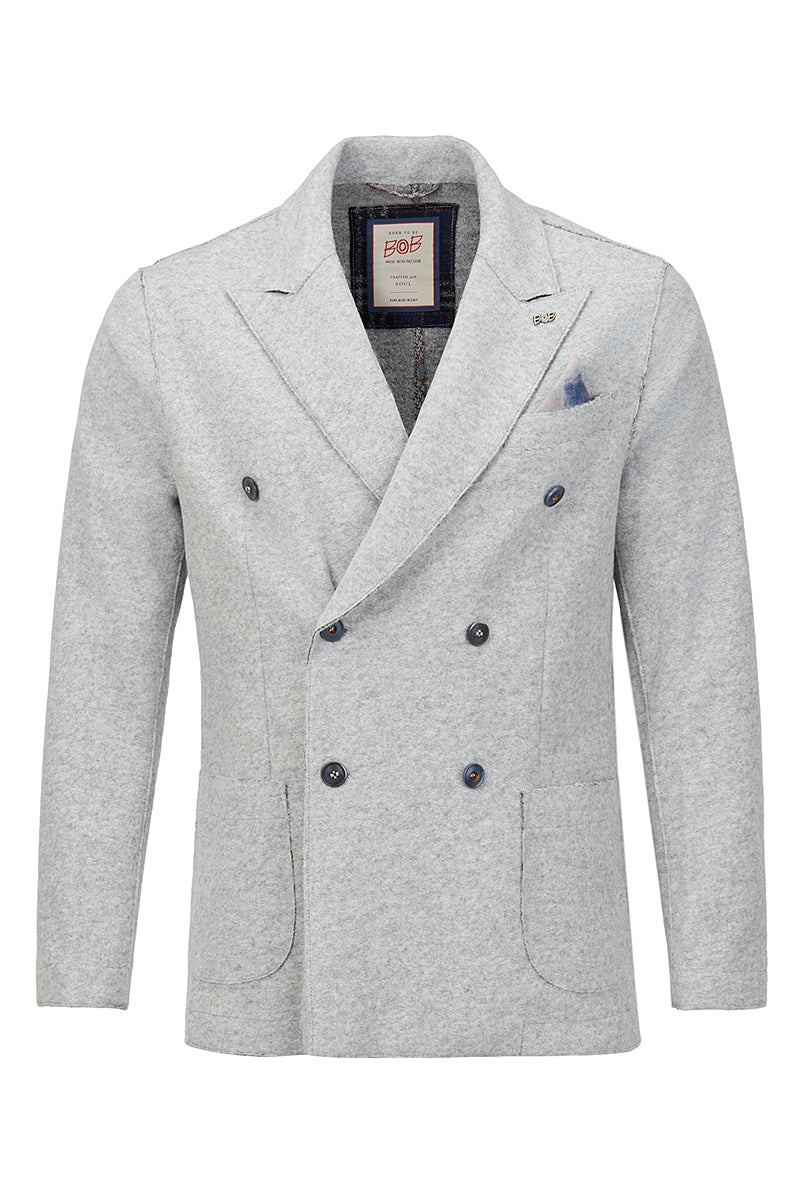 BING159JP ライトボンディング ダブルブレストジャケット / Col：GRIGIO グレー系