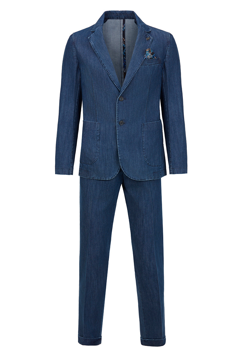 SUIT116 デニムスーツ / Col：JEANS