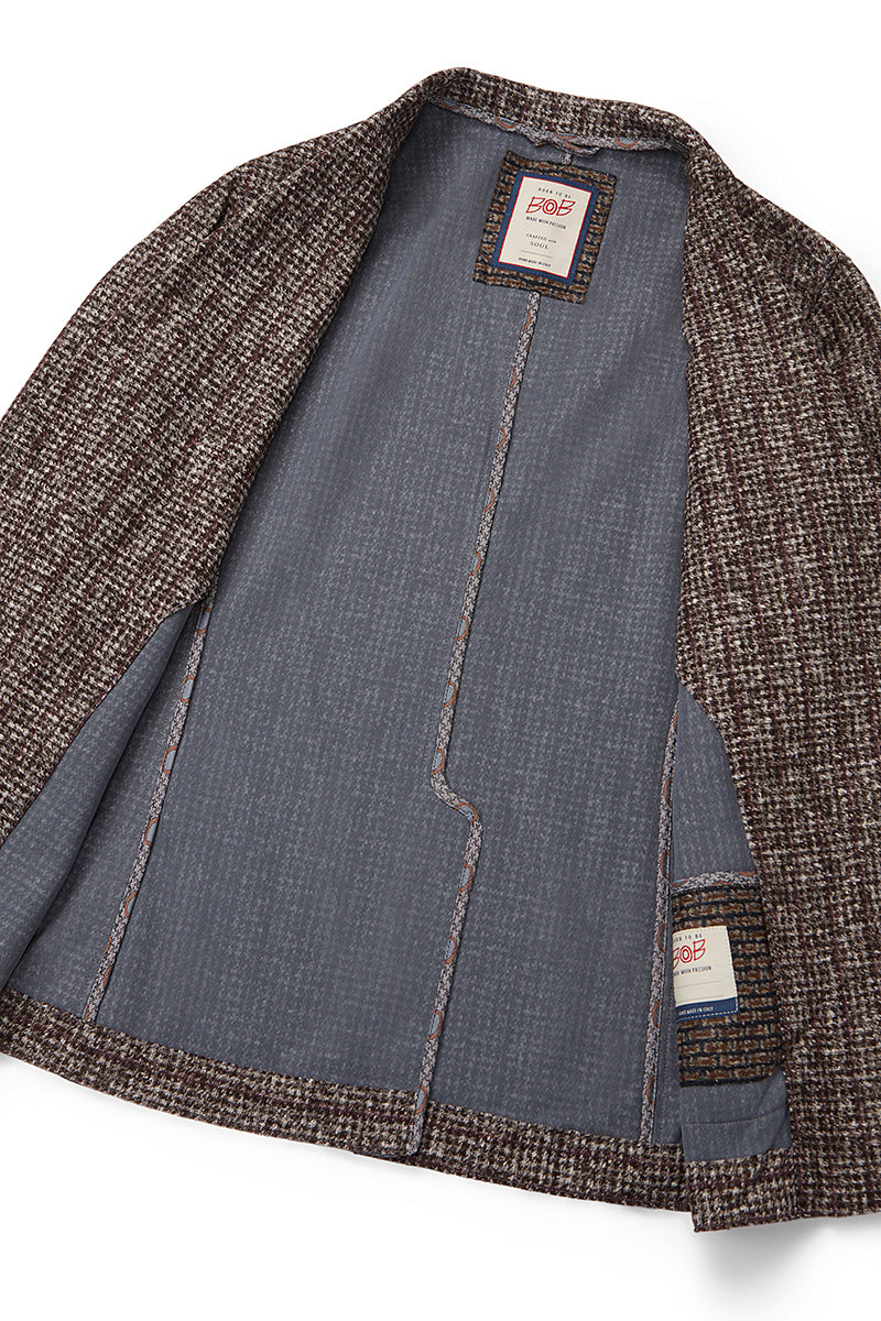 HARLOW203 シャドーストライプライトウールジャケット / Col：VAR2