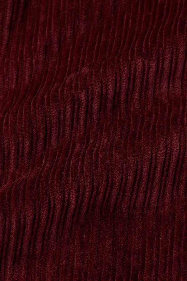 TACK118 コーデュロイマテリアル ジャケット  / Col：BORDEAUX