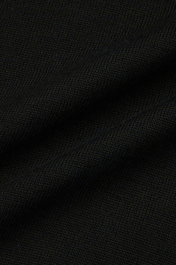 LUBE リバーシブルハイネックニット / COL：BOSCO＆CHINA ダークグリーン＆ダークブルー