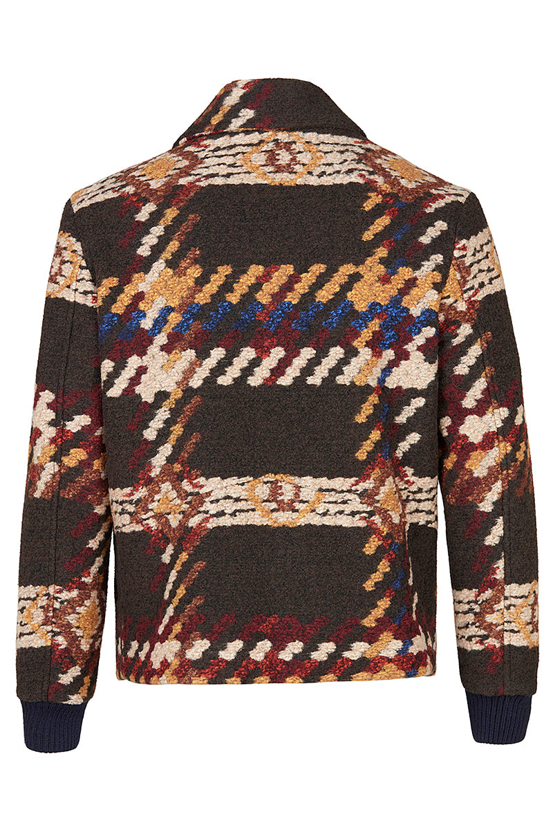 PIER146 ネイティブパターンボアジャケット / Col：VAR1