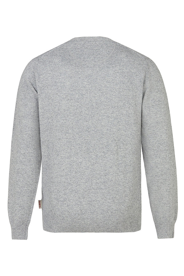 FOSTER カシミヤブレンドプレーンハイゲージニット / COL：ACCIAIO グレー系