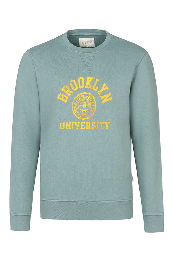 【B’lKER】 カレッジロゴスウェット / Col：FADED BLK フェードブラック