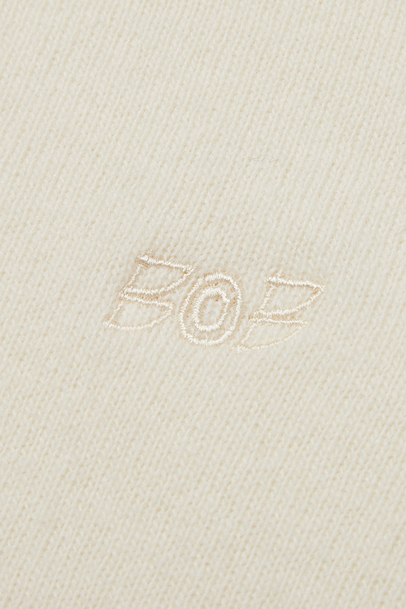 RIVER カシミヤブレンドタートルネックニット / COL：LATTE ホワイト系