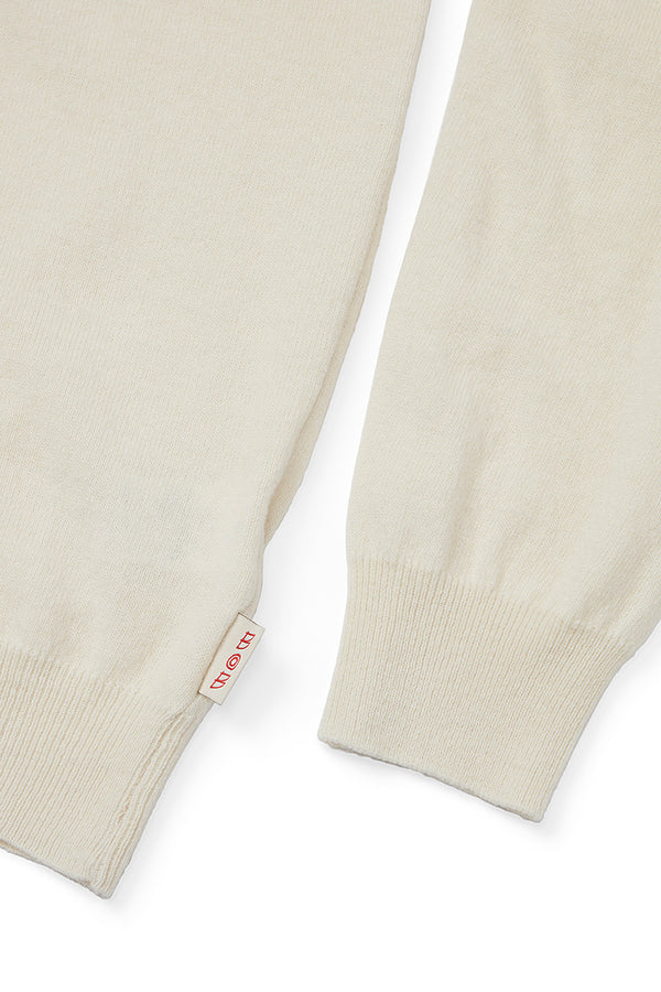 RIVER カシミヤブレンドタートルネックニット / COL：LATTE ホワイト系