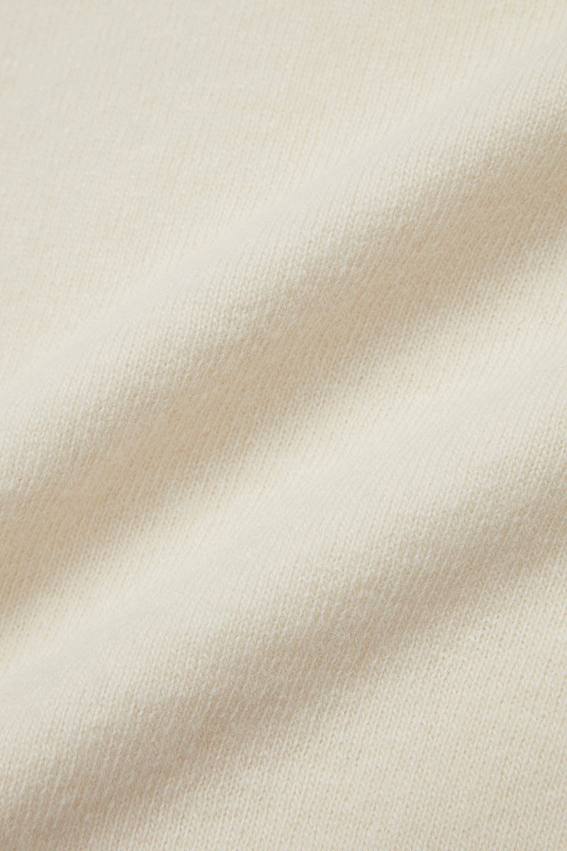 RIVER カシミヤブレンドタートルネックニット / COL：LATTE ホワイト系