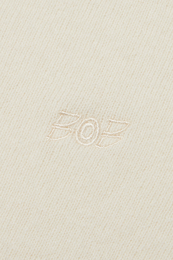 FOSTER カシミヤブレンドハイゲージニット / COL：LATTE ホワイト系