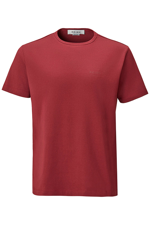 【REIGN】シルケットTシャツ / Col：BLU ネイビー系